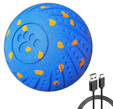 Generisch 2026 Juguete para gatos Inteligente Entretenimiento Interactivo: Movimiento Automático, Saltar, Vibración – para más estimulación mental contra el aburrimiento. Azul (azul, 8 x 8 x 8 cm)