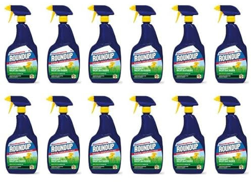 ROUNDUP Rasen-Unkrautfrei 12 l - Anwendungsfertiges Spray zur Unkrautbekämpfung im Rasen
