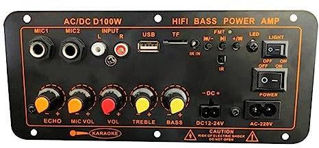 lehua Max 300W Bluetooth Amplificateur Board 12V 24V 220V Subwoofer Amplifier Board Support Microphone pour Car Home Audio Prise UE