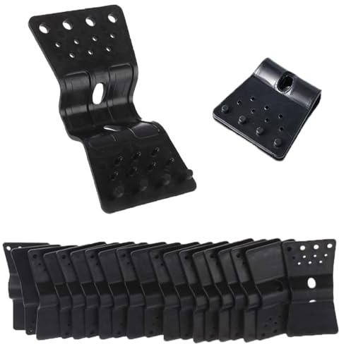 Wopanxye 50pcs Shade Cloth Clips, Plastic Sun-shade Cloth Heavy Duty Lock Grip, Tarp Butterfly Fabric Clips Round Windproof Awning Greenhouse Clamp Grip for Outdoor Garden Anti Bird Netting Tents