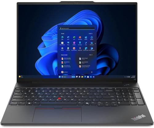 Lenovo ThinkPad E16 Gen 2 ordenador portátil para negocios, AMD Ryzen 7 7735HS de 8 núcleos (supera al i7-1355U), 32 GB DDR5 RAM, 1 TB SSD PCIe, pantalla FHD+ de 16, WiFi 6E, teclado retroiluminado