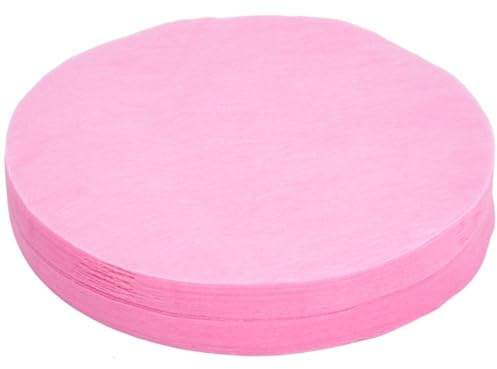GORGECRAFT 200 Sheets Nail Dust Collector Filter Paper Pink Paper Sheets Cleaner Replacement Vacuum Tech Supplies Accessories for Most Nail Dust Fan Extractor Machine Salon Home