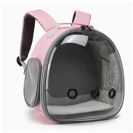 aviary Parrot Outing Double Shoulder Breathable Bird Bag Transparent Backpack Cage Travel