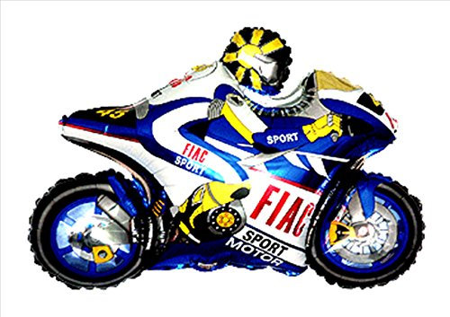 Palloncino in Mylar Moto GP Blu