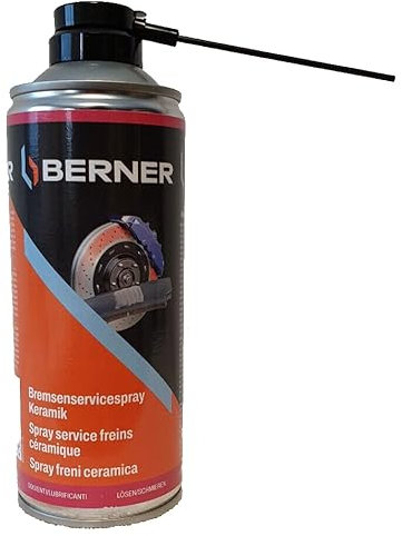 Berner Bremsenservicespray 400ml Keramikspray Schmierstoff für ABS, ASR und ESB Systeme