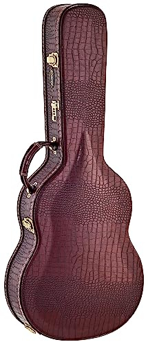 Ortega Estuche Classic Pro, Arco Tapa Bronce 120 mm Profundidad, Marrón Croco, OCCPRO