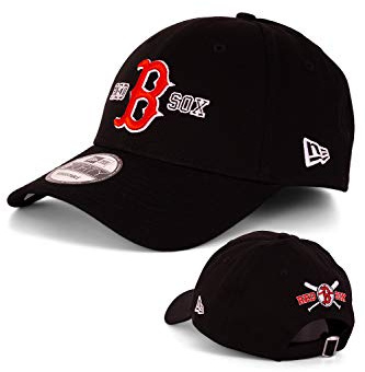 New Era Caps - Baseball Cap Kappe Muetze - Limiterte Designs - MLB NBA NFL - Yankees Lakers Bulls Raiders Chiefs Dodgers Seahawks Sox 49ers (Boston Red Sox Black V1)