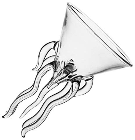 Cabilock Margarita Occhiali di Chiaro da Cocktail Coppe Creativo Bicchieri da Cocktail Goletta di Uragano di Occhiali Footed Bicchiere da Dessert Tazza di Budino di Yogurt