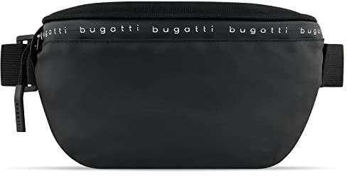 bugatti Blanc Delight Bauchtasche - Hüfttasche für Reise, Alltag und Sport in schwarz