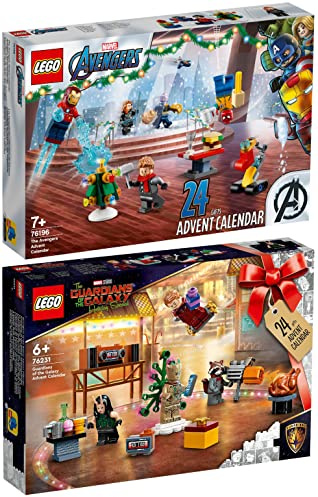 Lego 2er Set: 76231 Guardians of The Galaxy Adventskalender & 76196 Marvel Avengers Adventskalender