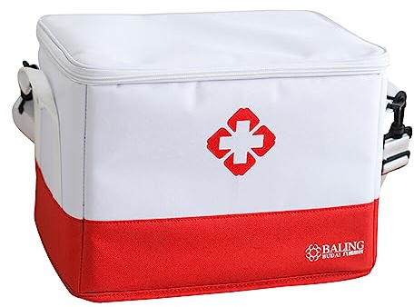 Sac Médical de Rangement pour Fournitures Médicales et Bouteille de Pilules, Étanche Sac de Médecine Portable, Trousse à Pharmacie de Sac à Main, Boîte à Médicaments pour Maison, Bureau, Voyages