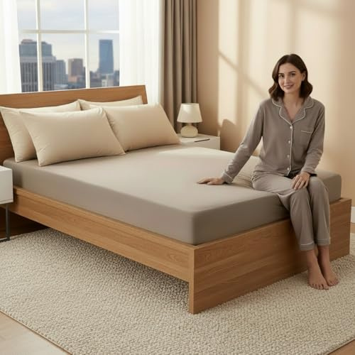 Caleffi Lenzuola Matrimoniale con Angoli 180x200, Lenzuola Matrimoniali in Morbida Microfibra – Lenzuolo Con Angoli Elasticizzati per Letto Matrimoniale, Lenzuolo Sotto Angoli Matrimoniale