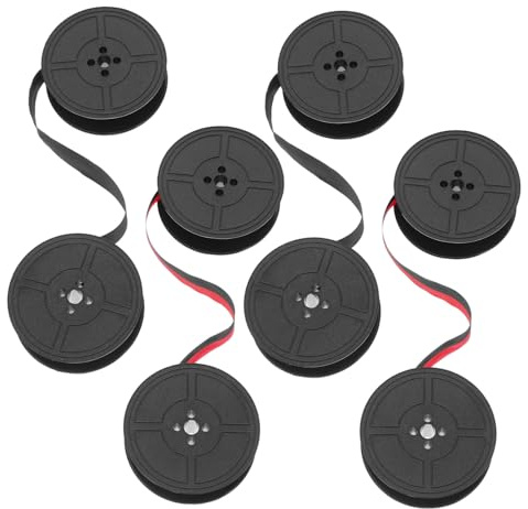 Gogogmee Rubans pour Machine à Écrire et Design Robuste Lot de 4 Noir Vintage en Nylon et Abs, Impression Nette Compatible Plupart des Machines à Écrire Anciennes