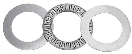 sourcing map NTA1625 Empuje Ajuga Rodillo Rodamientos con Arandelas 1 Diámetro 1-9/16 OD 5/64 Ancho