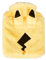 Kuschelige Wärmflasche im Pika Design | Manga Wärmflasche | 26x18cm | Handwärmer Gelb