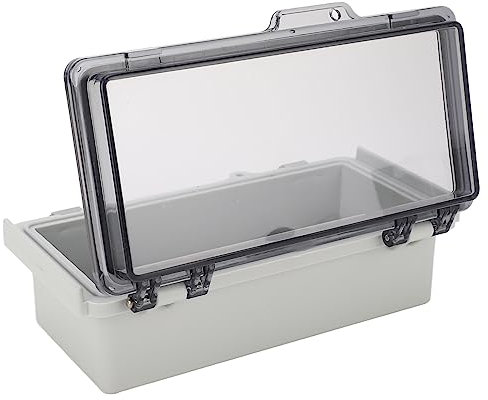 Enclosure Distribution Box ABS Hinged Housing IP67 Waterproof Transparent Lid Electrical Junction Box