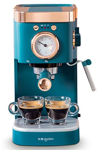 Macchine da caffè da incasso Macchina per caffè espresso Macchina per caffè espresso automatica Caffettiera in polvere Macchina per caffè espresso Cappuccino Macchina per caffè elettrica (Colore : 22