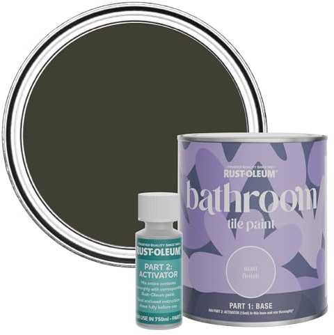 Rust-Oleum Water-Resistant Bathroom Tile Paint in Matt Finish - Wallington 750ml