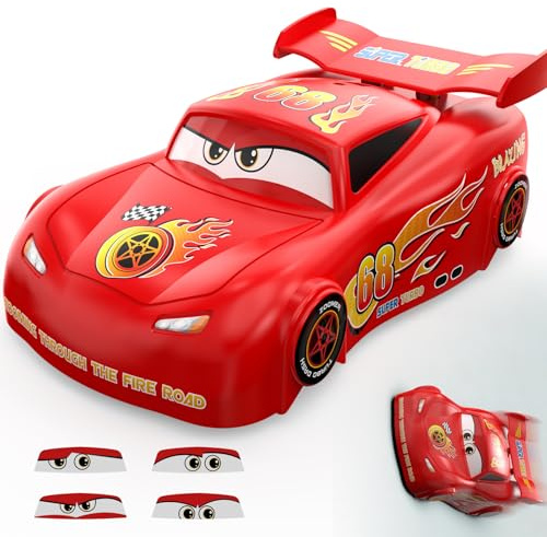 JOI MEW Wall Climbing RC Car Toy with Expression Stickers, 360° Rotating Remote Control Stunt Car, Rechargeable Toy Car for Kids Boys Girls Ages 3-12 Indoor Gift