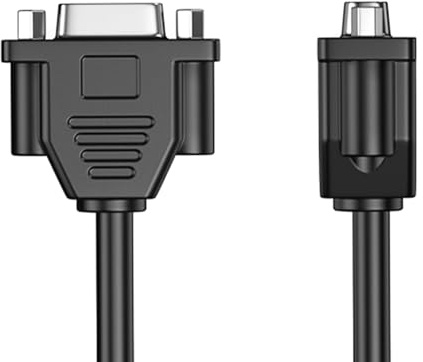 Nucelit VGA hona till hona förlängningskabel 30 cm för projektorer, skärmar hög klar VGA-kabel 30 cm/11,81 tum lång bärbar datoradapter anslutning
