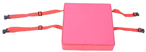Verstellbarer Babystuhl Booster Kissen Abnehmbare Kinder Hochstuhl Sitzpolster Barsch Booster Sitz für große Kinder, Rot Blau(rot)