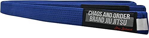 Chaos and Order Premium Jiu-Jitsu Rank Belt - A1 - Blue