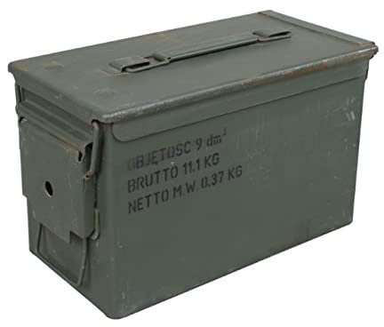 Munitionskiste Metall Aufbewahrungskiste Militärkiste Munitionsbox (4API)