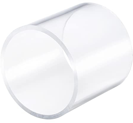 DMiotech 90mm x 100mm 4 Trasparente Acrilico Tubo Rigido Plastica Tubo per Acquario Acqua Tubo, Acqua Raffreddamento Sistema, Idraulico