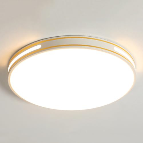 Lampada da soffitto a LED per montaggio ad incasso, regolazione infinita 3000-6000K, illuminazione a soffitto piatta moderna rotonda di design a emissione laterale, apparecchio di illuminazione facile