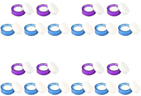 NUOBESTY 4 Sätze Geld Zählende Wasserbox Fingerspitzenbefeuchter Schwamm Zum Geldzählen Fingerspitzen-befeuchterbecher Professionelle Fingerfeuchte Schwämme Handschwamm Plastik 5 Stück * 4