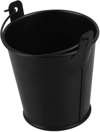 VANZACK Seau à Graisse pour Gril Accessoire Barbecue bac à Graisse Seau à Huile pour Barbecue Seau de Graisse à Peut Baril d'égouttement de Gril Seau d'huile de Graisse Black