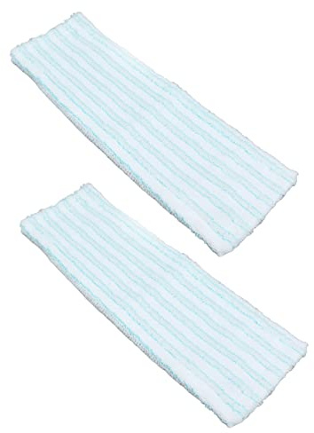 Qudinip Mopping Pad Set 2st Stark Vattenabsorberande Moppduk för Kakel och Stengolv Fiber Bomull Slitstark 18,9x5,9in