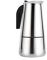 HERCHR Cafetière Italienne Induction, Cafetière Moka en INOX Cafetière à Expresso, 9 tasses, 450ml