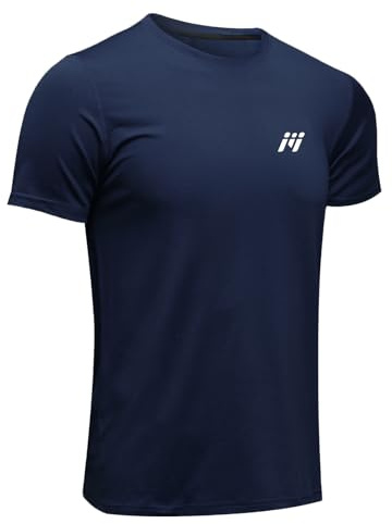 MEETWEE Maglietta Uomo, Maglia a Manica Corta Asciugatura Rapida Fitness T-Shirt da Sport per Corsa Palestra Fitness