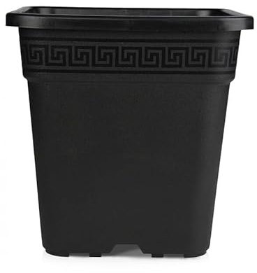 Easy Act Topf viereckig 28 x 28 x 28,5cm (14L) Pflanztopf Vierkant-Pflanzkübel Blumentopf Pflanzgefäß Blumenkübel Anzuchttopf