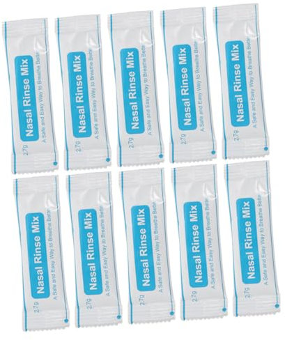 80 Pcs Instant Nasal Wash Salt Packets for Nasal Irrigation