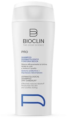 BIOCLIN PRO Shampoo Dermatologico Forfora Secca 200 ml – Riduce la forfora, esfolia e idrata la cute – Con Acido Salicilico, Prebiotici e Postbiotici – Per cute sensibile e capelli morbidi