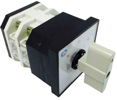 Sélecteur marche-arrêt LW12-16/2, 3 positions, 2 sections, 16a, contact argenté, interrupteur universel