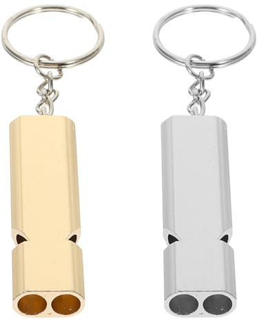 Ciieeo Silbato de Paloma de Aleación de Aluminio para Entrenamiento de Aves, 2 Piezas, Ligero y Pequeño, Adecuado para Exteriores y Entrenamiento de Pájaros