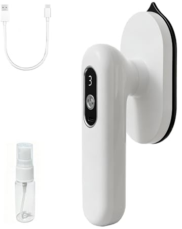 SL Euthtion Cordless Travel Mini Iron for Clothes,Portable USB Rechargeable Battery-Powered ,mini heat press iron 3 Temperature Settings Support Dry And Wet Ironing for Travel, RV,home