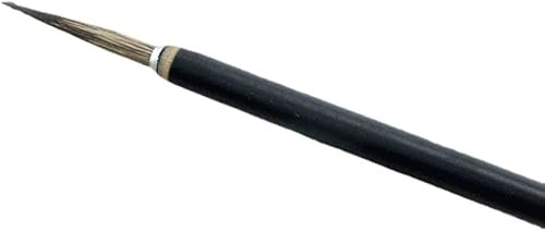 KYUEPONG Pinsel für chinesische Kalligraphie, 1 x chinesischer Kalligraphie-Pinsel, Kupferkopf, Hakenlinie, feiner Farbstift