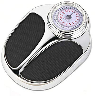 Professionelle Analogwaage, mechanische Personenwaage, genaues Abwiegen, einfach abzulesende Analogwaage, Maßeinheit in lbs & kg, stabile Struktur, komfortable Plattform, Keine Batterien