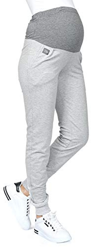 MijaCulture Lediga graviditetsbyxor, mammabyxor med magpanel Coco M003, blandning, XXL