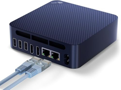 Beelink Mini PC, procesador Intel Twin Lake N150 (hasta 3,6 GHz), minicomputadora EQ14, minicomputadora de Escritorio con 16 GB de DDR4 y 500 GB de SSD, Doble LAN 2.5G, Doble HDMI, WiFi 6 y BT5.2