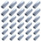 Rebanky 30 Pcs Largas Tuercas de Acoplamiento Hexagonales Tuerca de Varilla Larga Tuerca de Acoplamiento m6 a m10 de Extensión Prolongador para el Hogar, Oficina (Azul)