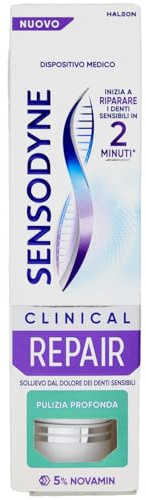 Sensodyne Clinical Repair Pulizia Profonda, Dentifricio Denti Sensibili
