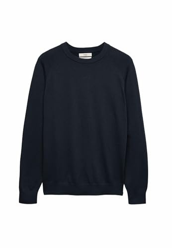Marks & Spencer Jersey de Cuello Redondo de Algodón Puro para Hombre, Ajuste Normal