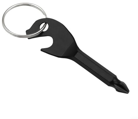 Yuanpgky Tournevis multifonction avec décapsuleur et tête cruciforme pour réparation de poche et utilisation dans le jardin