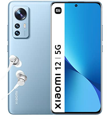 Xiaomi MZB0ACHEN 12, Smartphone, 6.28” 120Hz Amoled Display, Snapdragon 8 Gen 1, 50MP+13MP+5MP Triple Camera, 4500mAh, Blue, 8 + 256GB