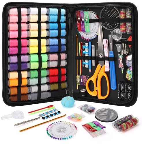 Coquimbo Grande Kit da Cucito, 213 Pezzi Premium Cucito Accessori, Set da Cucito Kit Ago e Filo per Adulti, Professionale, Casa, Viaggio e Emergenza Uso